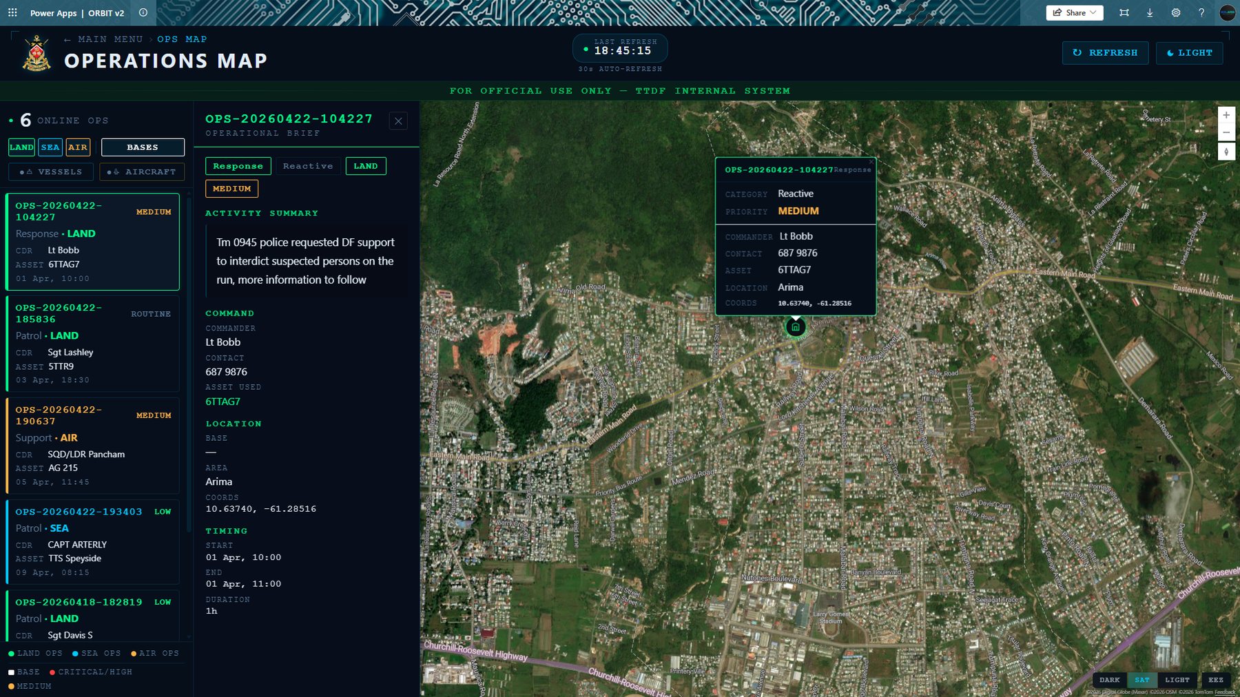 Geospatial Awareness Map